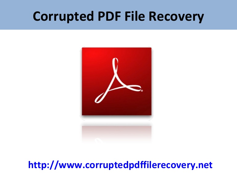 pdf file recovery